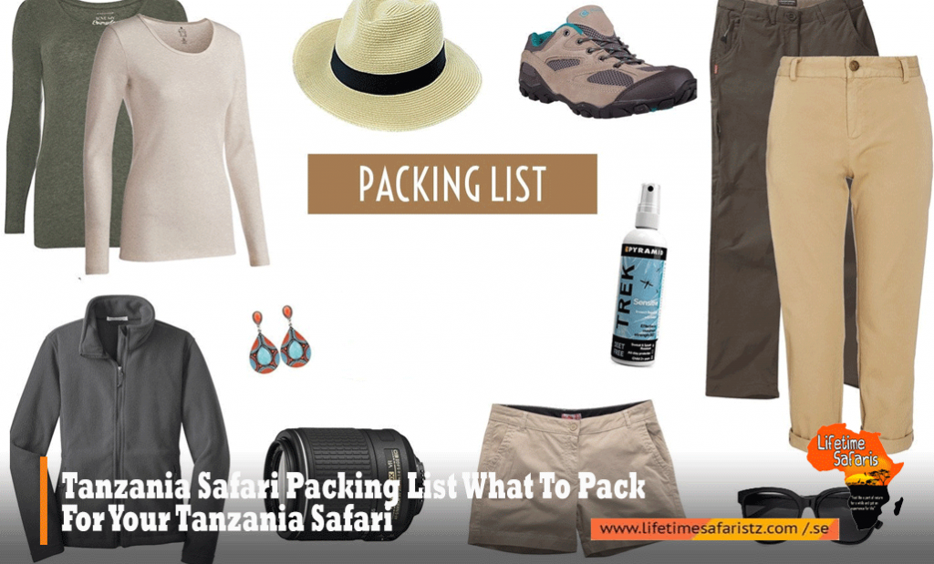 Tanzania Safari Packing List